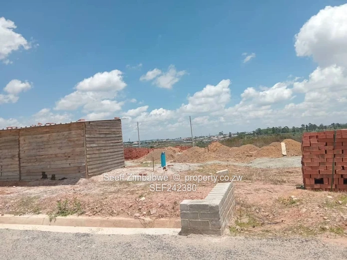 Serviced 800m² Stand in Tawona Gardens Ruwa 