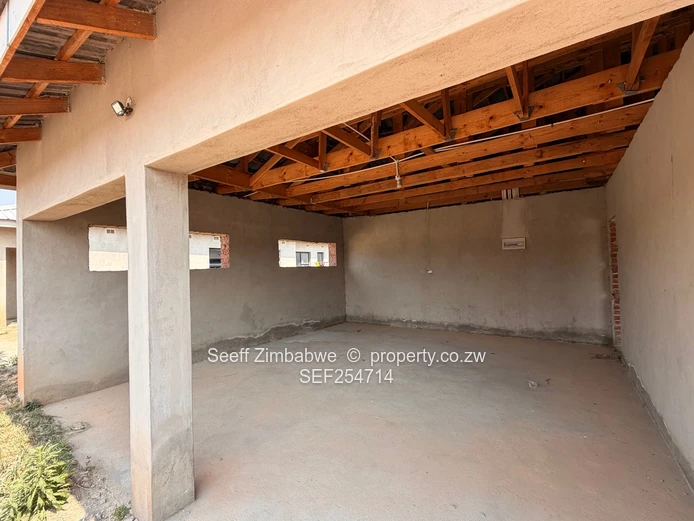 Spacious 4-Bed Unfinished Home on 400m² in Mabvazuva (Sole Mandate)