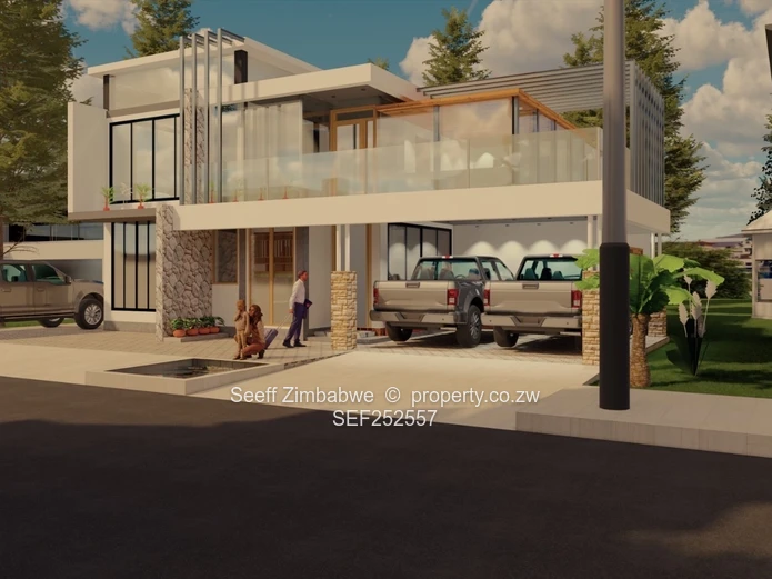 Brick-Finish Double-Storey 4-Bed Unit in Greendale with Borehole
