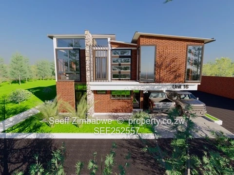 Brick-Finish Double-Storey 4-Bed Unit in Greendale with Borehole