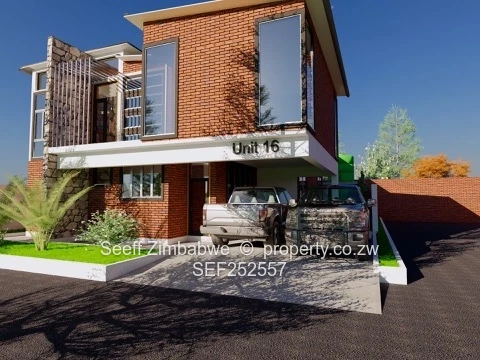Brick-Finish Double-Storey 4-Bed Unit in Greendale with Borehole