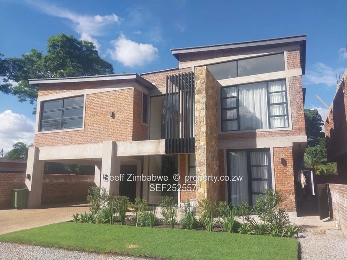 Brick-Finish Double-Storey 4-Bed Unit in Greendale with Borehole
